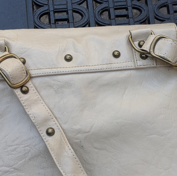 Embossed sugar skull cross body bag, Tan - Picture 3 of 6